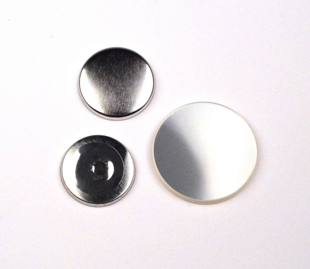 Set di componenti per bottoni da 25 mm